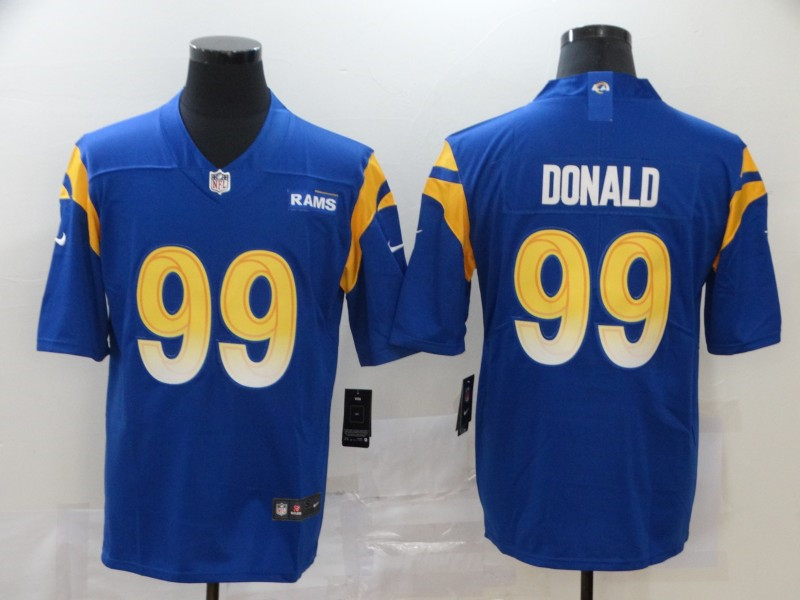 Nike Rams 99 Aaron Donald Royal 2020 New Vapor Untouchable Limited Jersey