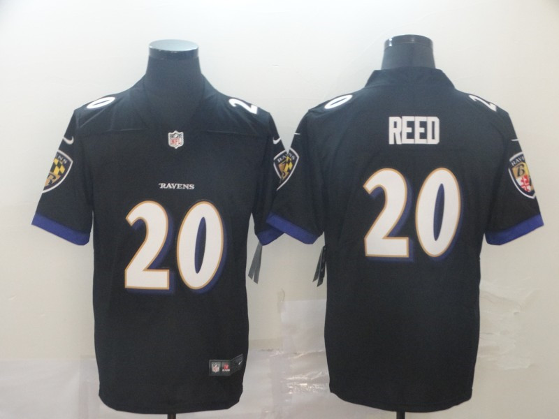 Nike Ravens 20 Ed Reed Black Alternate Vapor Untouchable Limited Jersey