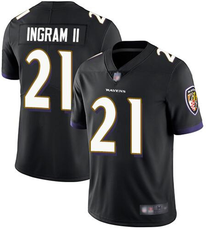 Nike Ravens 21 Mark Ingram II Black Alternate Vapor Untouchable Limited Jersey