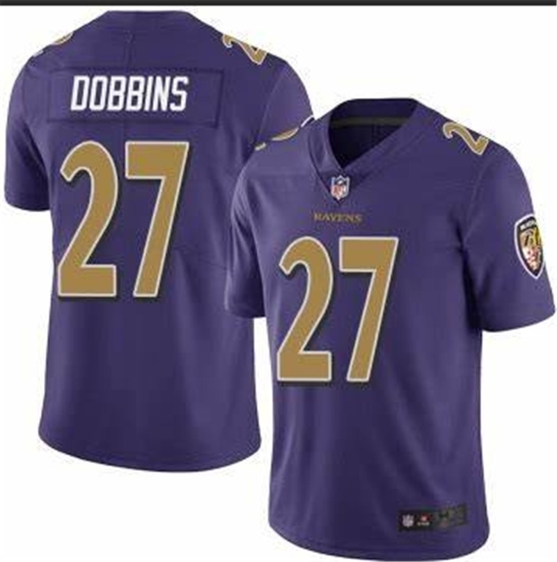 Nike Ravens 27 J.K. Dobbins Purple Vapor Untouchable Limited Jersey