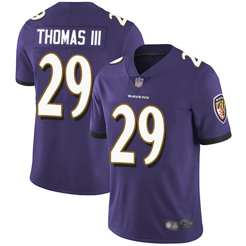 Nike Ravens 29 Earl Thomas III Purple Vapor Untouchable Limited Jersey