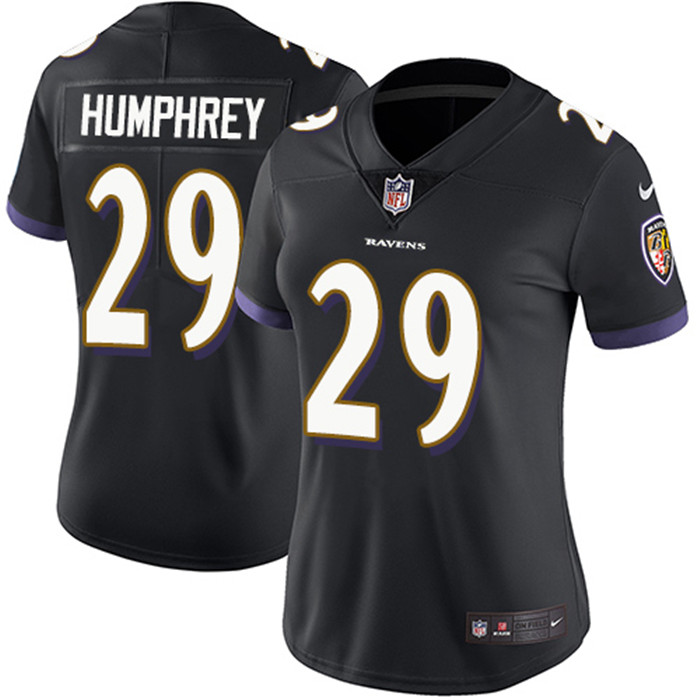  Ravens 29 Marlon Humphrey Black Vapor Untouchable Limited Jersey