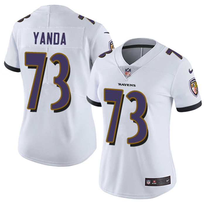  Ravens 73 Marshal Yanda White Vapor Untouchable Limited Jersey