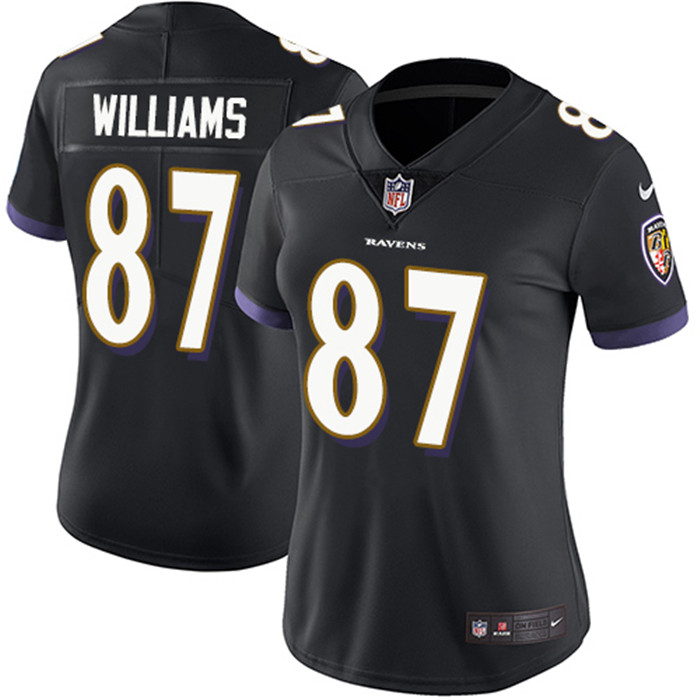  Ravens 87 Brandon Williams Black Vapor Untouchable Limited Jersey