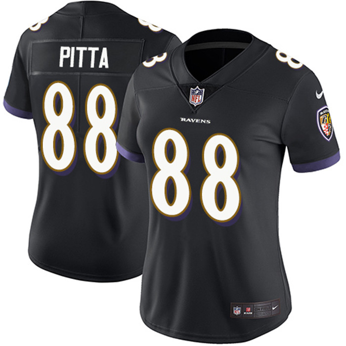  Ravens 88 Dennis Pitta Black Vapor Untouchable Limited Jersey