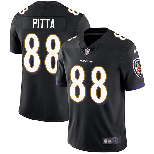  Ravens 88 Dennis Pitta Black Vapor Untouchable Player Limited Jersey