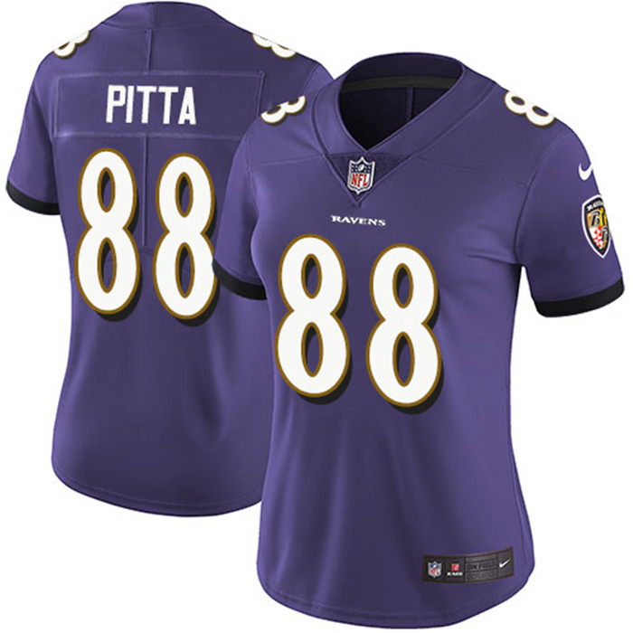  Ravens 88 Dennis Pitta Purple Vapor Untouchable Limited Jersey