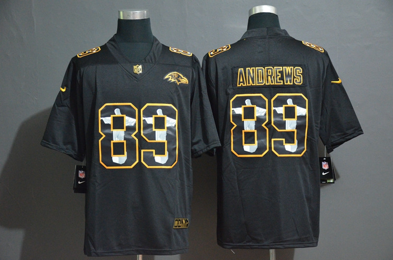 Nike Ravens 89 Mark Andrews Black Jesus Faith Edition Limited Jersey