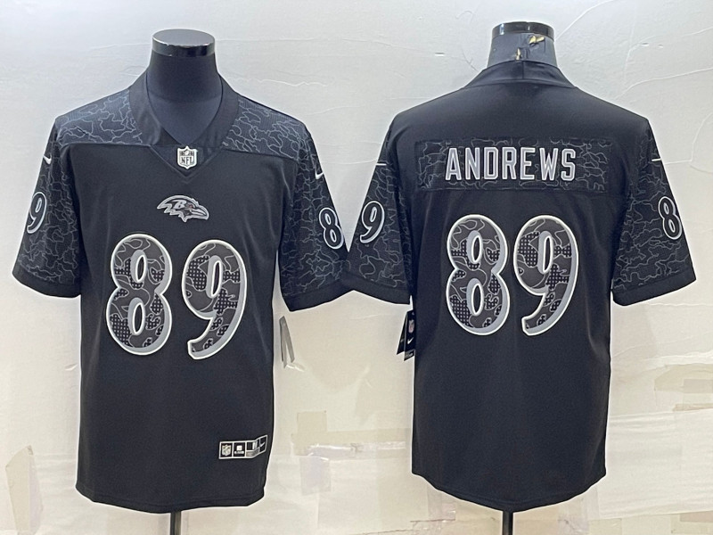 Nike Ravens 89 Mark Andrews Black RFLCTV Limited Jersey