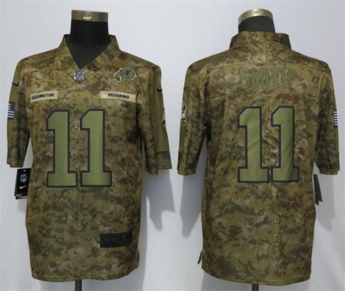  Redskins 11 Alex Smith Camo Salute To Service Limited Jersey