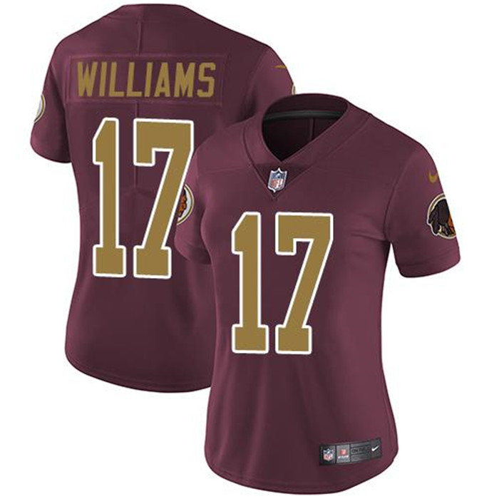  Redskins 17 Doug Williams Burgundy Red Alternate Women Vapor Untouchable Limited Jersey