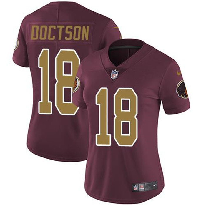  Redskins 18 Josh Doctson Burgundy Red Alternate Women Vapor Untouchable Limited Jersey