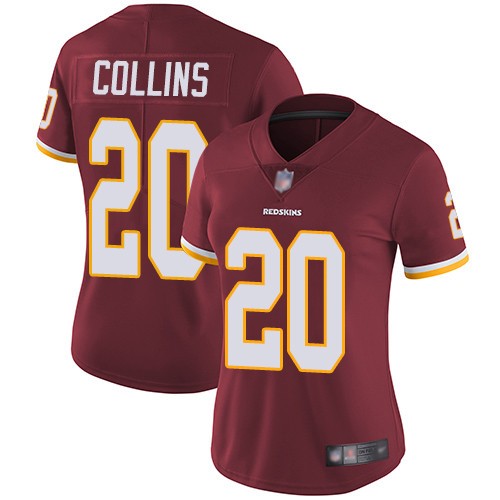 Nike Redskins 20 Landon Collins Burgundy Women Vapor Untouchable Limited Jersey