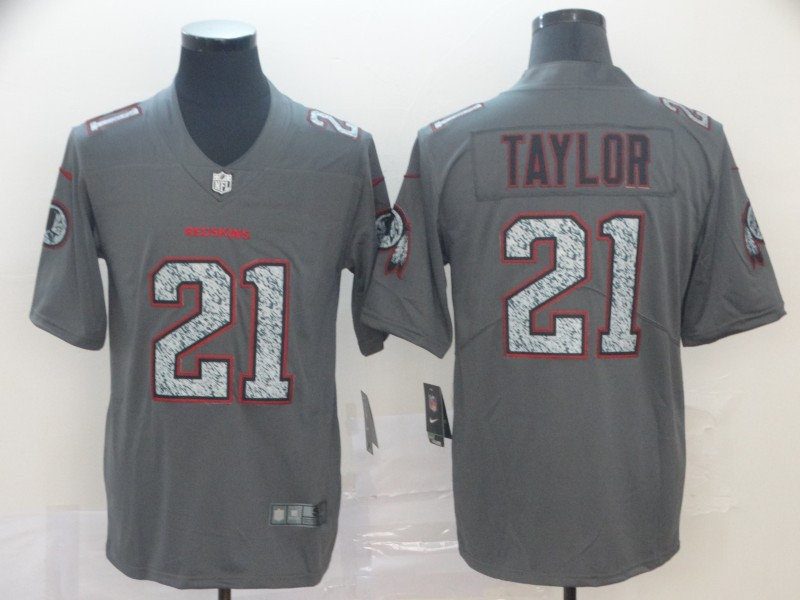Nike Redskins 21 Sean Taylor Gray Camo Vapor Untouchable Limited Jersey