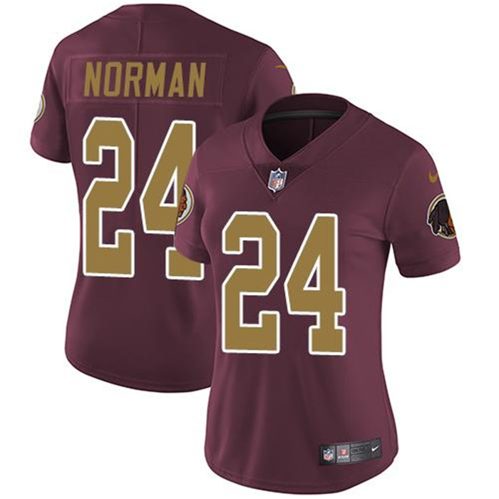  Redskins 24 Josh Norman Burgundy Red Alternate Women Vapor Untouchable Limited Jersey