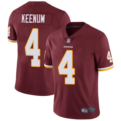 Nike Redskins 4 Case Keenum Burgundy Vapor Untouchable Limited Jersey