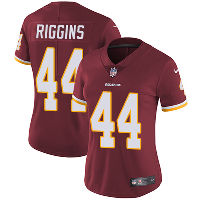  Redskins 44 John Riggins Burgundy Red Women Vapor Untouchable Limited Jersey