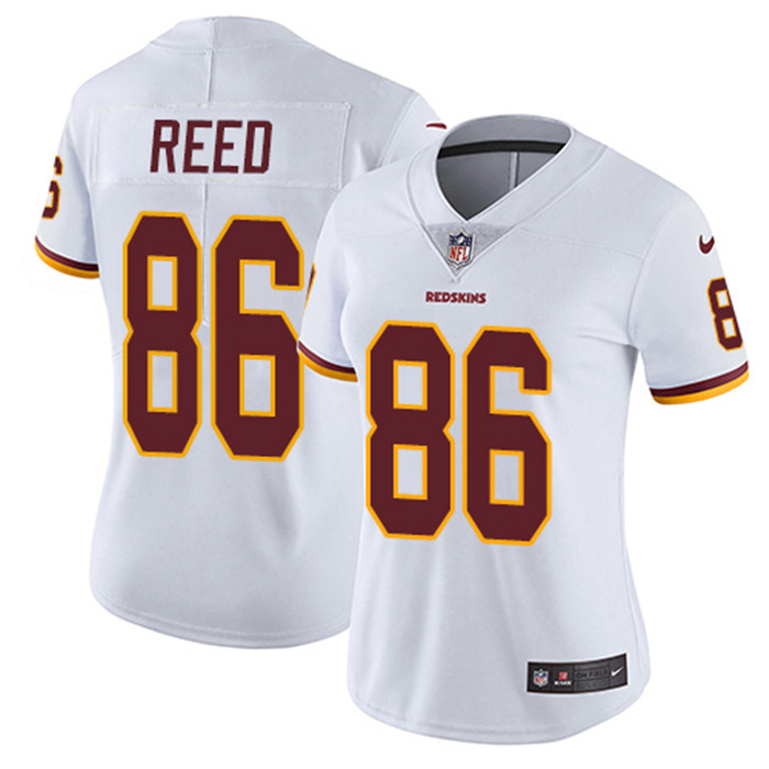  Redskins 86 Jordan Reed White Women Vapor Untouchable Limited Jersey