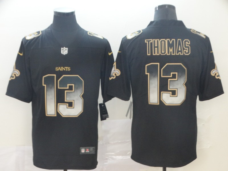 Nike Saints 13 Michael Thomas Black Arch Smoke Vapor Untouchable Limited Jersey