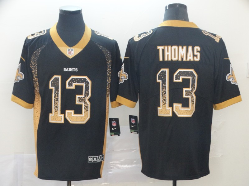 Nike Saints 13 Michael Thomas Black Drift Fashion Limited Jersey