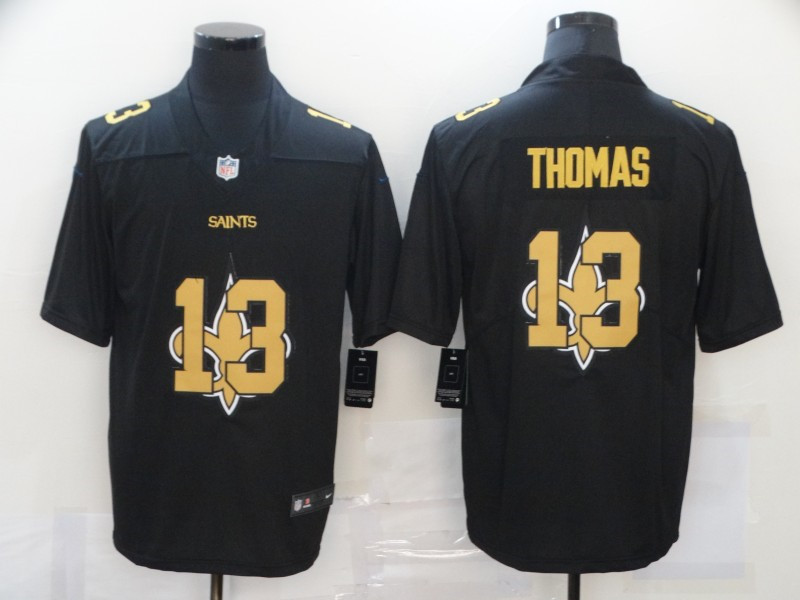 Nike Saints 13 Michael Thomas Black Shadow Logo Limited Jersey