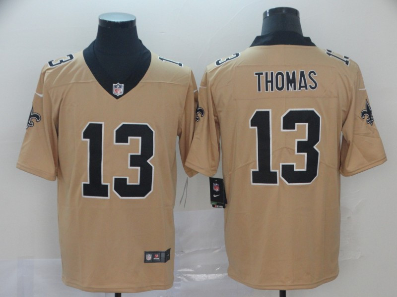 Nike Saints 13 Michael Thomas Cream Inverted Legend Limited Jersey