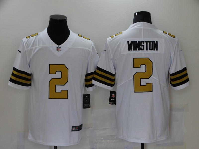 Nike Saints 2 Jameis Winston White Color Rush Limited Jersey