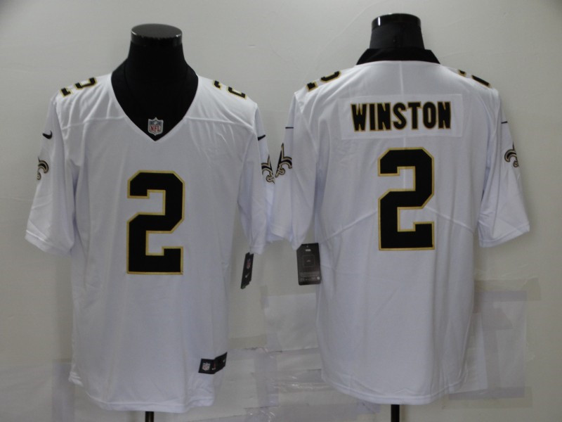 Nike Saints 2 Jameis Winston White Vapor Untouchable Limited Jersey
