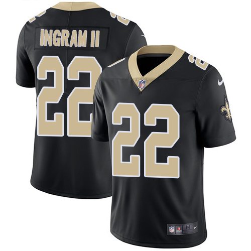  Saints 22 Mark Ingram II Black Vapor Untouchable Limited Jersey