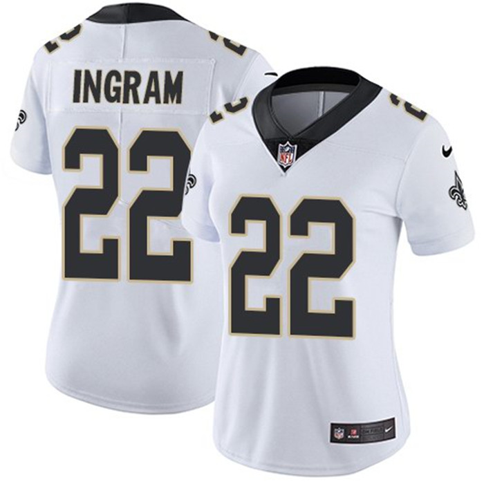  Saints 22 Mark Ingram White Women Vapor Untouchable Limited Jersey