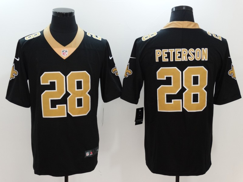  Saints 28 Adrian Peterson Black Vapor Untouchable Player Limited Jersey