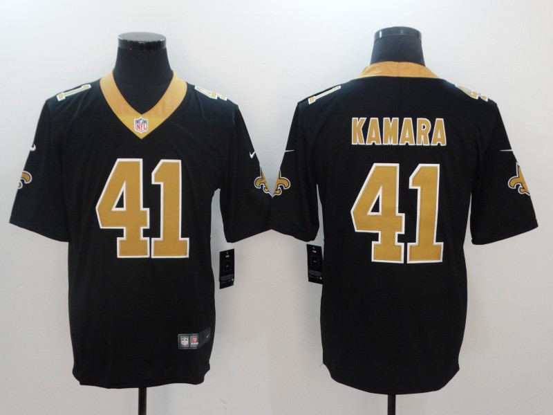  Saints 41 Alvin Kamara Black Vapor Untouchable Player Limited Jersey