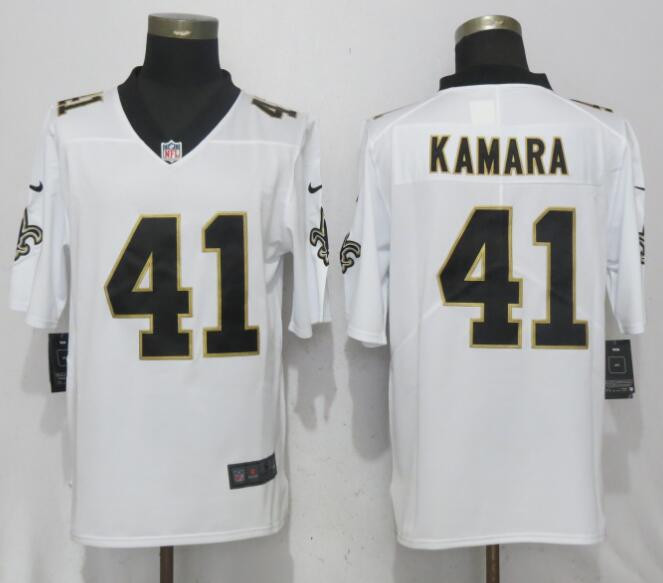  Saints 41 Alvin Kamara White Vapor Untouchable Player Limited Jersey