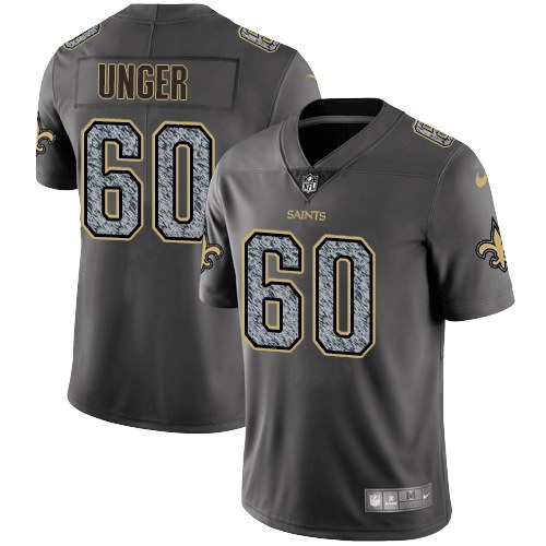  Saints 60 Max Unger Gray Static Vapor Untouchable Limited Jersey