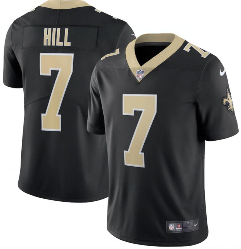 Nike Saints 7 Taysom Hill Black Vapor Limited Jersey