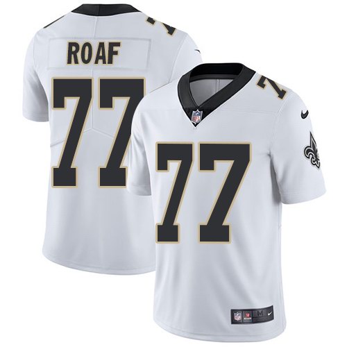  Saints 77 Willie Roaf White Vapor Untouchable Limited Jersey