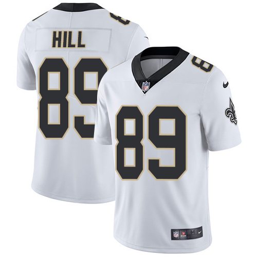  Saints 89 Josh Hill White Vapor Untouchable Limited Jersey