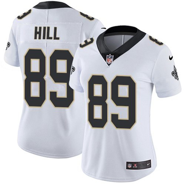  Saints 89 Josh Hill White Women Vapor Untouchable Limited Jersey