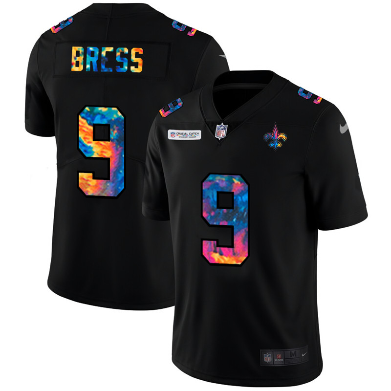 Nike Saints 9 Drew Brees Black Vapor Untouchable Fashion Limited Jersey