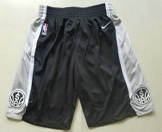  San Antonio Spurs Black Swingman Shorts