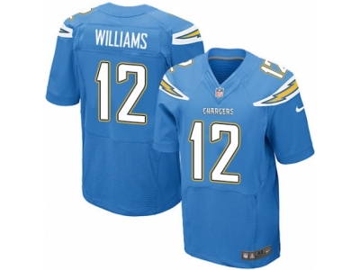 San Diego Chargers 12 Mike Williams Elite Electric Blue Alternate NFL Jersey
