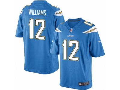  San Diego Chargers 12 Mike Williams Limited Electric Blue Alternate NFL Jersey