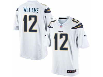  San Diego Chargers 12 Mike Williams Limited White NFL Jersey