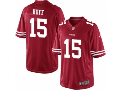  San Francisco 49ers 15 Josh Huff Limited Red Team Color NFL Jersey