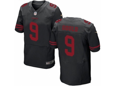  San Francisco 49ers 9 Robbie Gould Elite Black NFL Jersey
