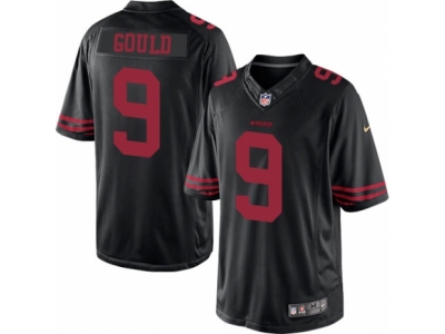  San Francisco 49ers 9 Robbie Gould Limited Black NFL Jersey