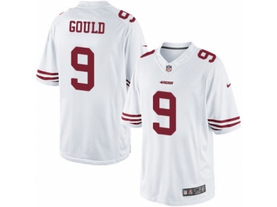  San Francisco 49ers 9 Robbie Gould Limited White NFL Jersey