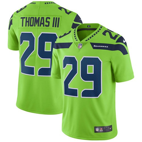  Seahawks 29 Earl Thomas III Green Vapor Untouchable Player Limited Jersey