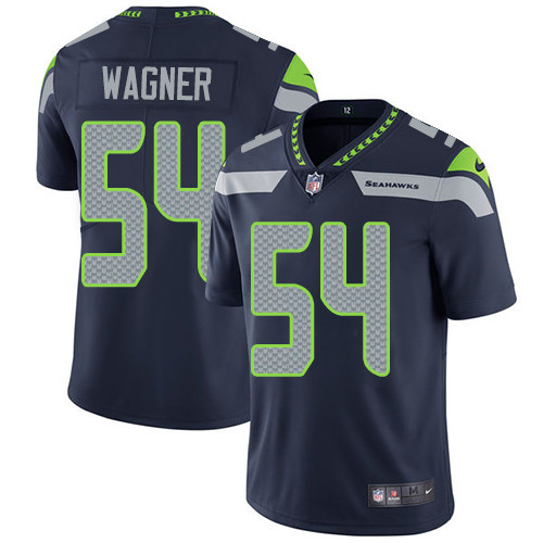 Seahawks 54 Bobby Wagner Navy Vapor Untouchable Player Limited Jersey