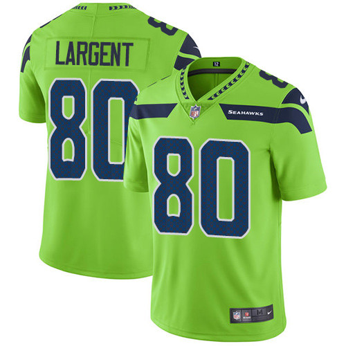  Seahawks 80 Steve Largent Green Vapor Untouchable Player Limited Jersey